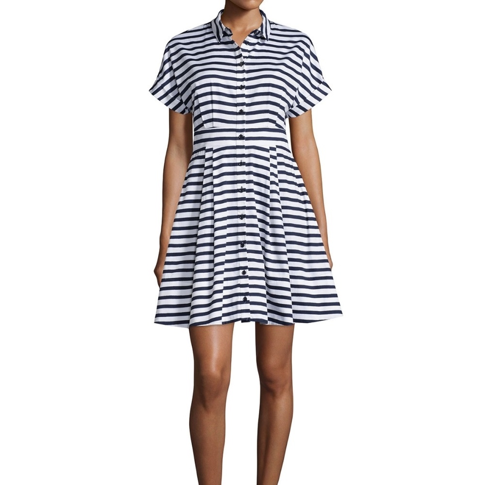 kate spade new yorkshort-sleeve striped fit & flar